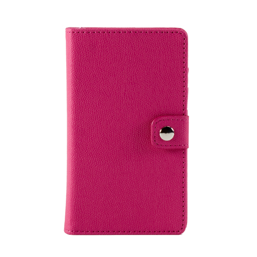 Pink Leather Wallet Style Stand Hard Case with Money Pocket for Nokia Lumia 920